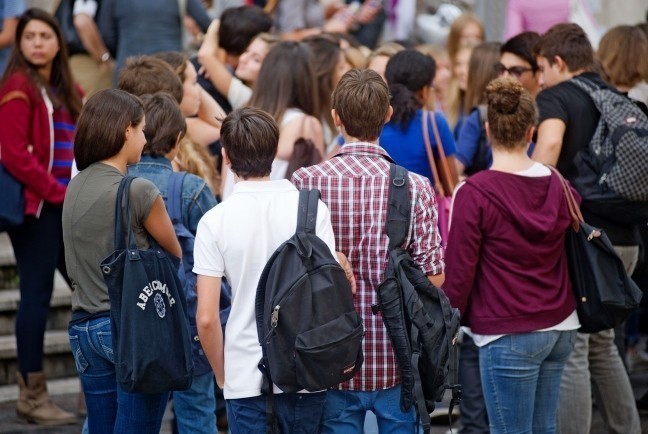 a scuola con i ragazzi