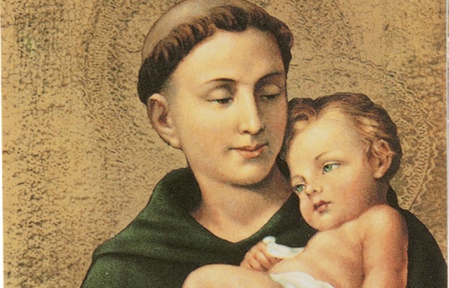 Sant Antonio Di Padova E Gesu Bambino 1 Giorno Di Novena Di Natale Annalisa Colzi