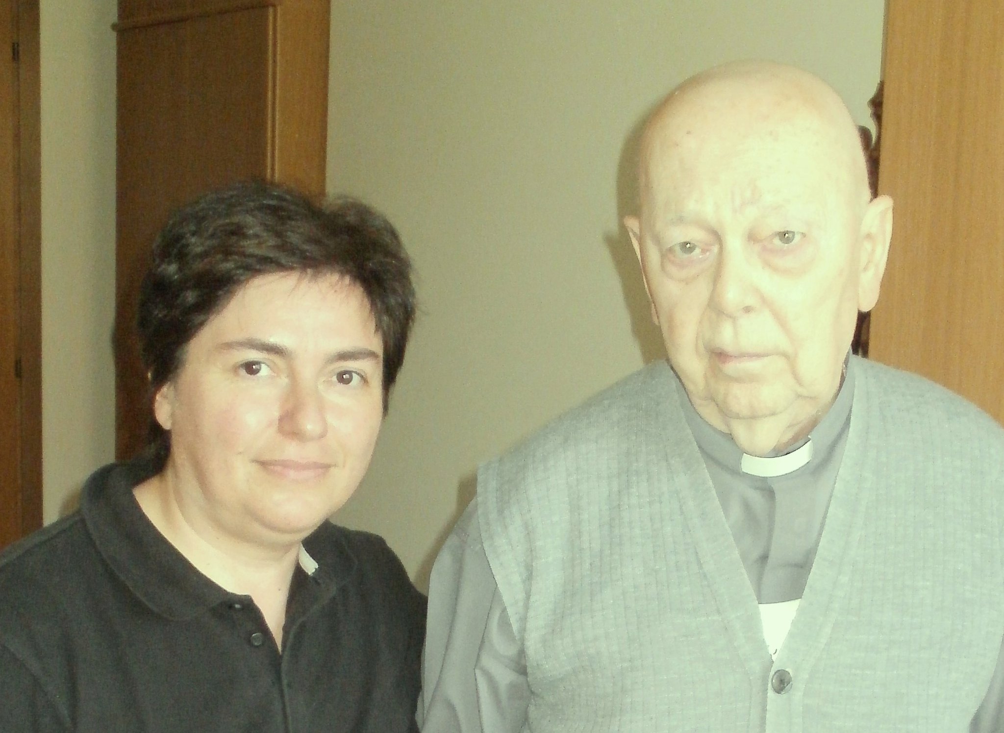 Annalisa Colzi con Padre Amorth