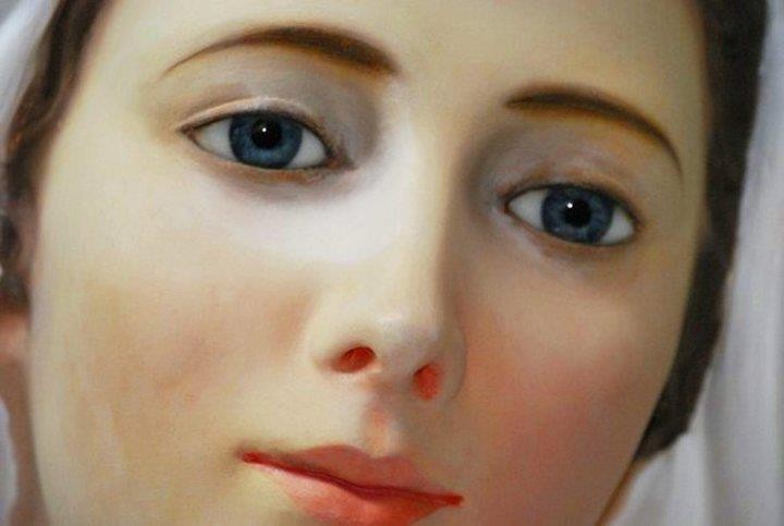 volto perfetto di Maria Vergine