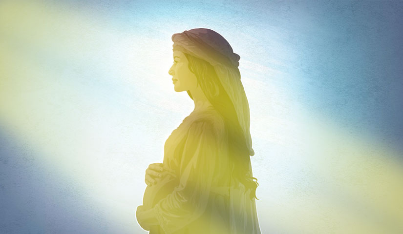 Maria Vergine è vetro puro che riflette la luce divina